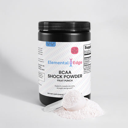 Elemental Edge BCAA Shock Powder – Build, Recover, Dominate