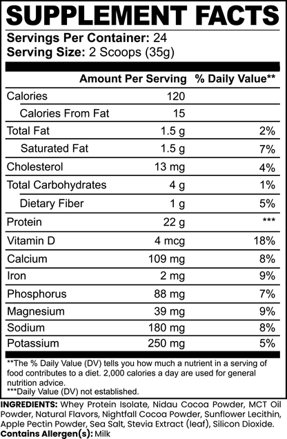 Elemental Edge Advanced 100% Whey Protein Isolate – Rich, Decadent Chocolate for Maximum Performance