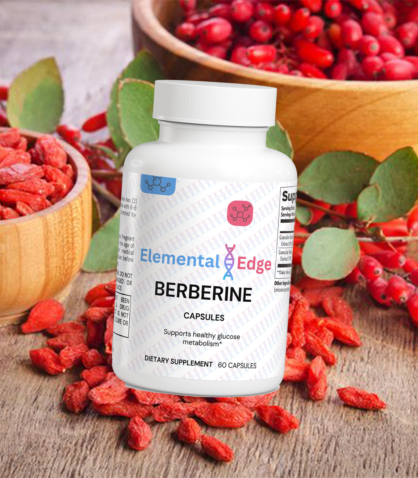 Elemental Edge Berberine – Balance, Strengthen, Thrive