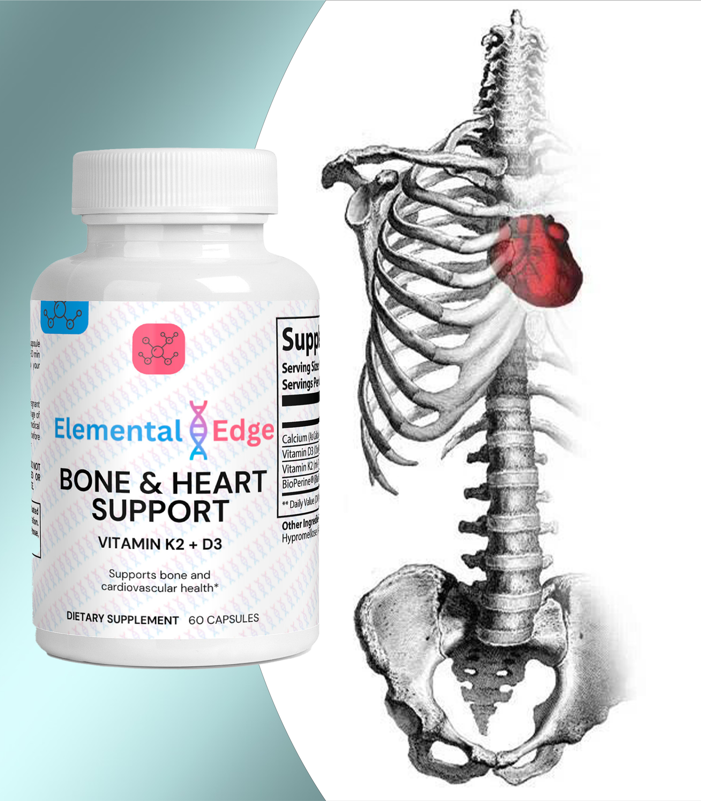 Elemental Edge Bone & Heart Support – Strengthen Your Bones, Protect Your Heart