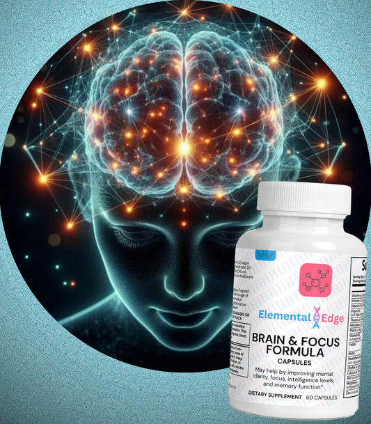 Elemental Edge Brain & Focus Formula – Unlock Mental Clarity, Sharpen Focus, Elevate Performance