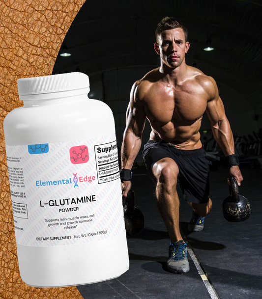 Elemental Edge L-Glutamine Powder – Fuel Recovery, Build Strength, Perform at Your Peak