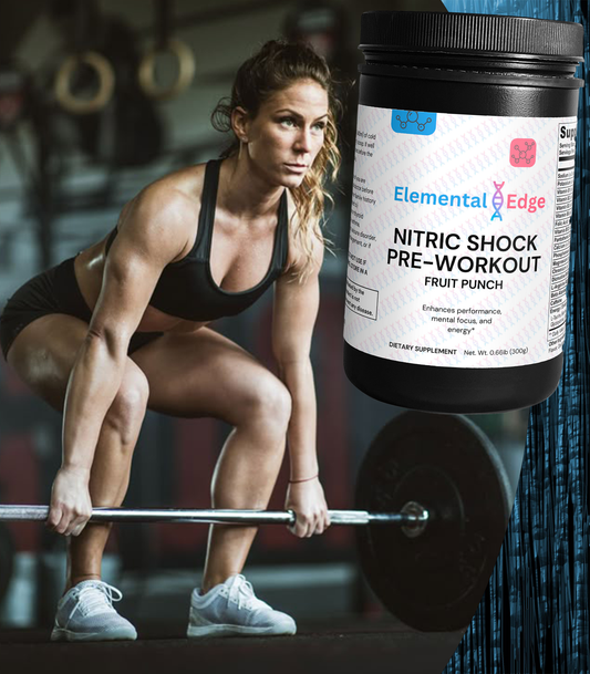 Elemental Edge Nitric Shock Pre-Workout – Unleash Unstoppable Energy