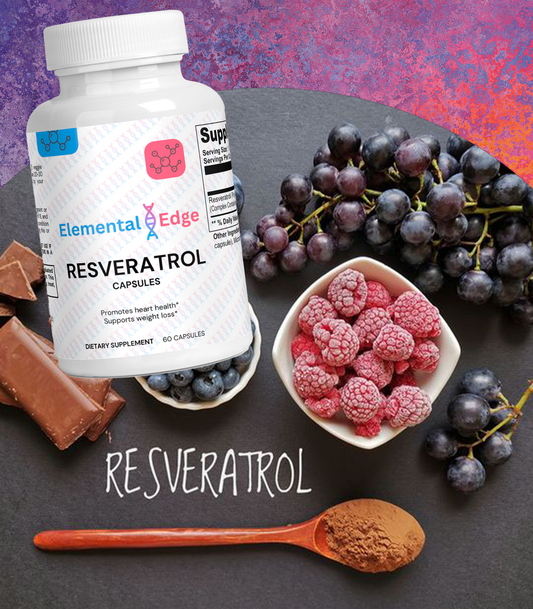 Elemental Edge Resveratrol 50% 600mg – The Ultimate Antioxidant for Longevity & Vitality