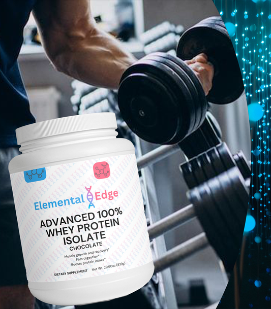 Elemental Edge Advanced 100% Whey Protein Isolate – Rich, Decadent Chocolate for Maximum Performance